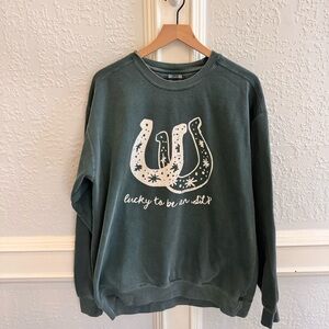 Lucky to Be an SLP Comfort Colors Sweatshirt | XL
